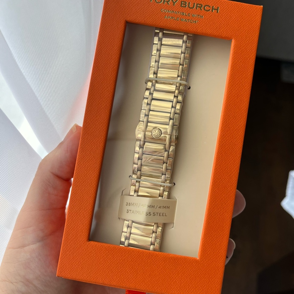 Tory Burch MILLER Gold tone band for Apple Watch